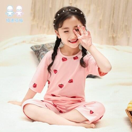 Kids Pajamas Sleepwear Big Girls Pajamas Sets Tees Girls Pyjamas Kids Clothes Nightwear Homewear Toddler Clothes Sleepwear Suits