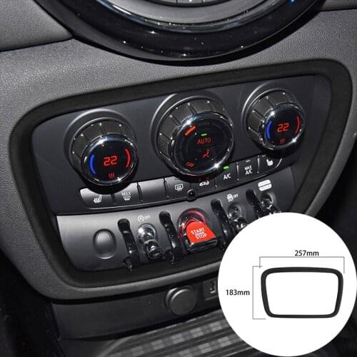 For BMW MINI F54 2015-2020 Alcantara Suede Wrap Car Multimedia Panel Strip Cover Trim Stickers Internal Accessories Car-styling