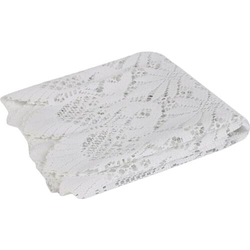 European White Lace Sheer Curtain For Kitchen Valance Window Curtains Coffee Dividers Door Curtain Roman Blinds