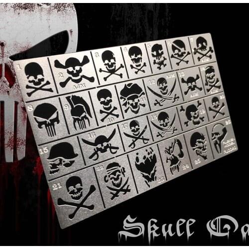 1/35 skull pirate flag army logo Leaky jet plate Model tools Free Shipping