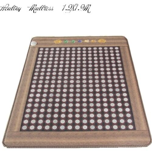 Hot Medical Korea Jade Tourmaline health Mattress Jade Mattress electric Heating sleeping cushion Free Shipping Size 1.2X1.9M