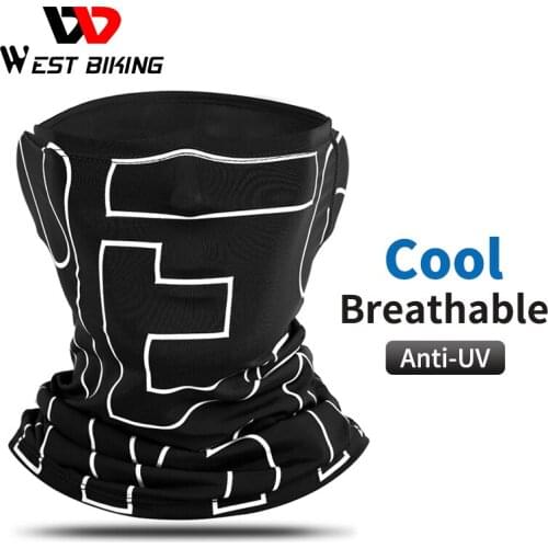 Anti-ultraviolet Ice Silk Cycling Mask Windproof Dustproof Bicycle Mask High Elastic Breathable Headband for MTB,Road Bike,Sport