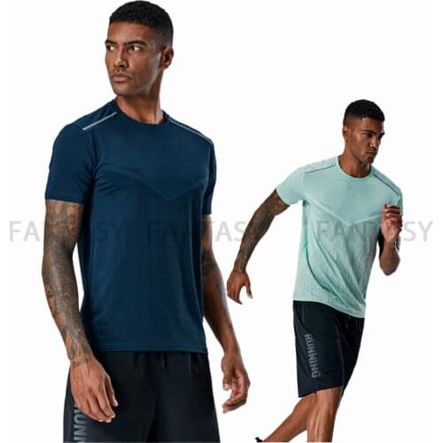 's tshirt Bodybuilding Short Sleeve Round Neck Fitness T-shirt Men Training Workout Top Outdoor Slim Runner T-shirt