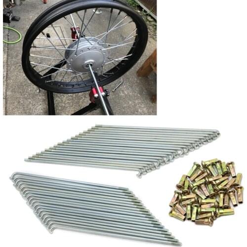 36 piece 17" Rear Spoke Nipple Set Tire tyre needle set 17 Inch Motorcycle parts For Honda SS50 C70 CL70 CT90 CT110 C110