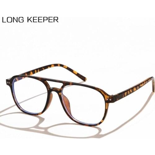 2021 Anti Blue Light Glasses Men Women Fashion Transparent Eyewear Frame Vintage Square Computer Gaming Optical Frame Eyeglasses