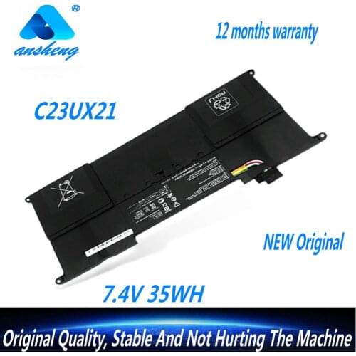 Genuine C23UX21 C23-UX21 Laptop Battery For Asus Zenbook Ultrabook UX21 UX21A UX21E Series 4800mAh 7.4V 35Wh