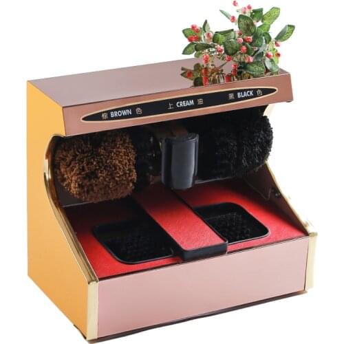 Sole brush shoe edge machine Fully automatic induction shoe edge polish machine Home electric shoe polish machine