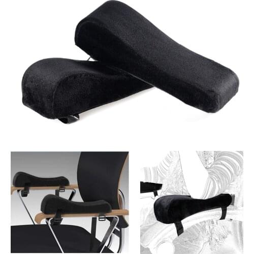 Chair Armrest Pads , Padded Armrest Cushion Pads with Memory Foam Elbow Pillow for Office Chairs,Wheelchair,Comfy Gaming Chair