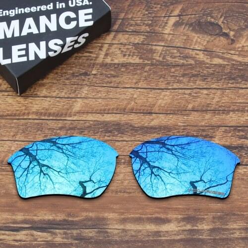 ToughAsNails Resist Seawater Corrosion Polarized Replacement Lenses for Oakley Half Jacket 2.0 XL Sunglasses Blue Mirrored
