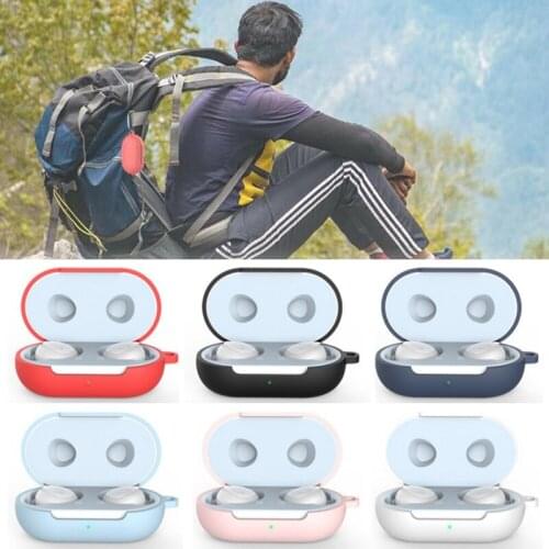 Simple Solid Color Galaxy Buds Silicone Case Cover Dust-proof Samsung Bluetooth-compatible Earphone Protector for Galaxy Buds