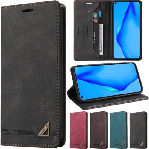 Anti-theft Luxury Leather Wallet Case For Huawei P40/P30/P20 Pro Lite E Y5P Y6P Y7P P Smart Z 2019 2020 2021 Phone Cover Case