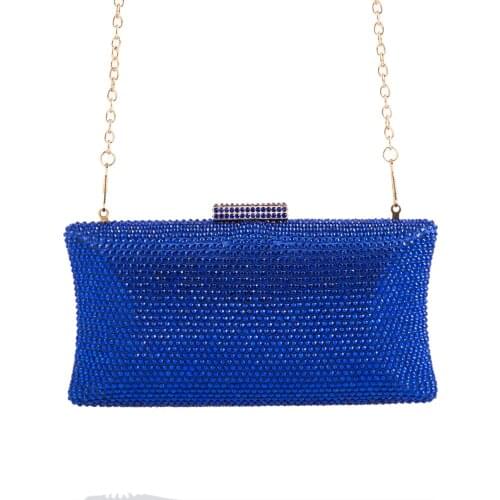 Lady Blue Green Black Color Clutch Bag For Women Luxury Handbags Women Bags Designer Shoulder Bags Elegant Wedding Clutch Purse