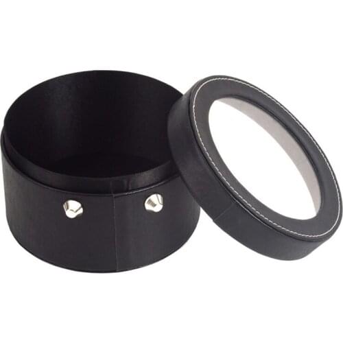 1PC Hug Bucket RoundTransparent cover acrylic Box Candy Rose Flower Packing Gift Box Party Wedding Gift Storage Box