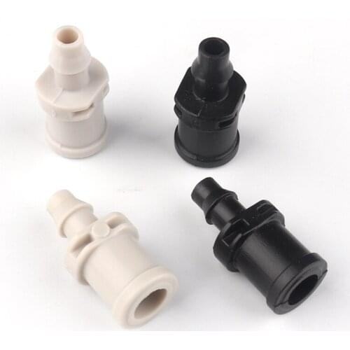 100pcs/lot 4/7mm Hose Connectors Inner Dia 6mm Garden Drip Irrigation Sprinkler Joints Plants Automatic Watering System Fittings