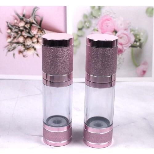 30ml pretty pinkish purple lotion container for lady