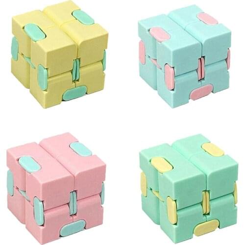 Anti Stress Relieve Stress Infinity Cube Children Adult Decompress Toy Magic Square Cube Decompression Toys Funny Hand Game