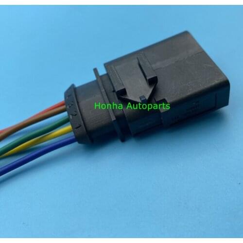 Free shipping 1J0973805 6N0 973 805 5 Pin 1.5mm VAG Air Flow Meter Wire Connector Wire Harness with 15cm and 18AWG wire