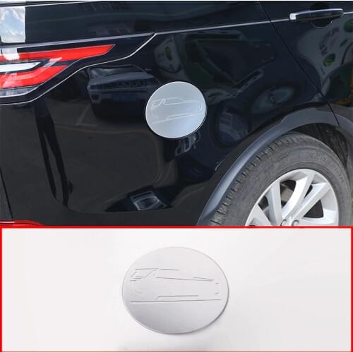 For Land Rover Discovery 5 LR5 2017-2020 Car-Styling ABS Matte Chrome Fuel Tank Cap Cover Trim Auto Accessories and parts 1pc