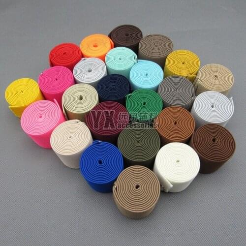 Hot sale 2" wide elastic band for clothing bags belt 5cm wide thickened elastic webbing 4meters diy craft accessories