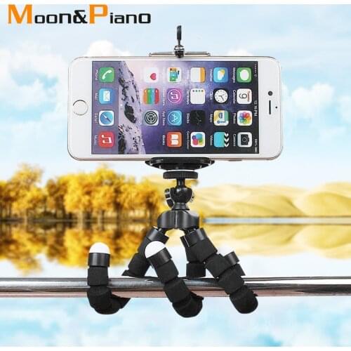 Mobile Phone Flexible Holder Octopus Tripod Bracket Stable Non-slip Camera Selfie Stand Monopod Take photo Removable Support