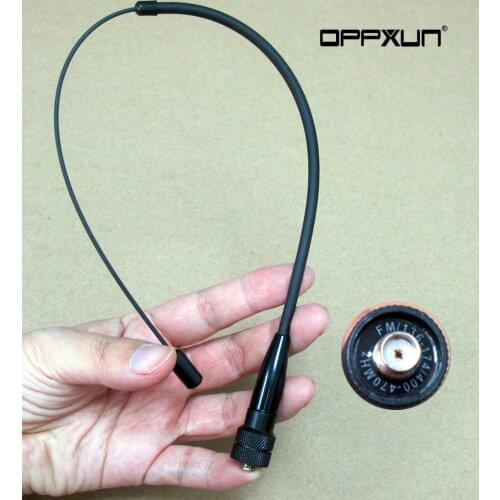 Walkie Talkie Antenna PHD-669C SMA-F Female Telescopic FM/136-174/400-470 MHZ for Two Way Ham Radio Baofeng UV-5R Kenwood TK3107