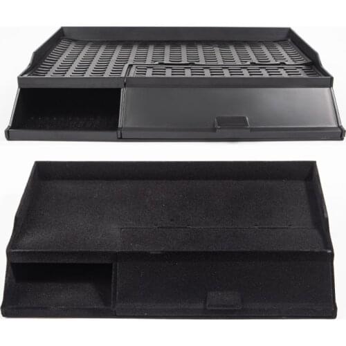 New Model3 Car Central Armrest Box For Tesla Model 3 S X Y 2021 Accessories Tidying Stowing Glove Box Double Storey