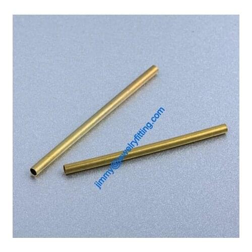 Brass Tube Conntctors Tubes jewelry findings 2*40mm ship free 10000pcs copper tube Spacer beads