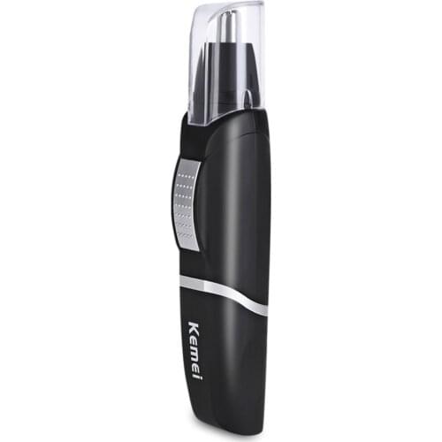Kemei KM-511 Electric Nose Trimmer For Men Beauty AA Battery Nose Ear Hair Clipper Removal and Men Black Nose Hair Cutting