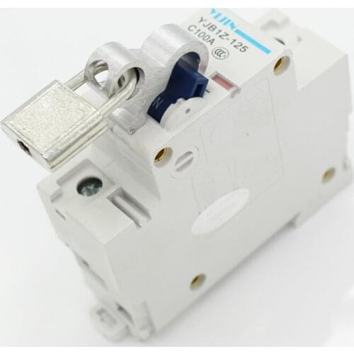 1000pcs/lot Miniature Circuit Breaker Lock Aluminium MCB lock dogs, Toggle lock, MINI safety circuit breaker E-lock