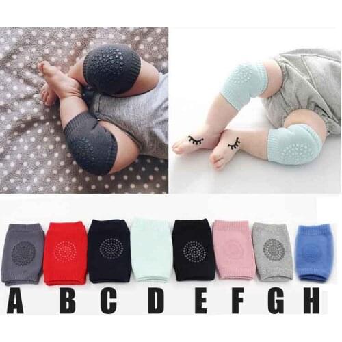 Soft Mesh Terry Baby Leg Warmers Toddler Kids Kneepad Protector Non-Slip Dispensing Safety Crawling Well Knee Pads For Child