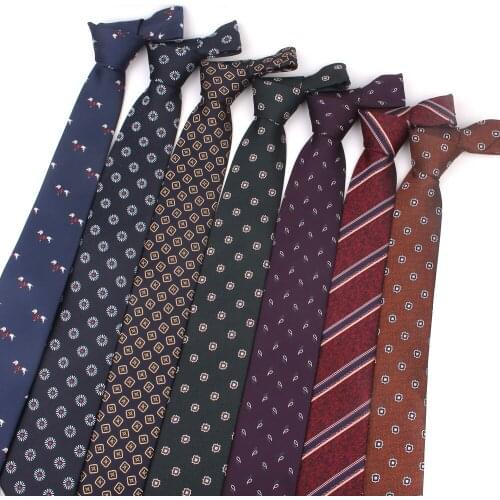 New Striped Tie For Men Wome Classic Plaid Neck Tie For Wedding Business Suits Man Floral Ties Mens Woven Necktie Gravatas