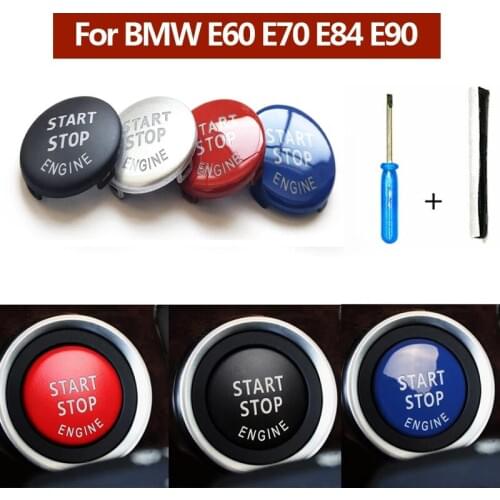 Engine Ignition Start Stop Switch Push Button Cap For B MW E Series 3 X1 X5 X6 E70 E71 E90 E84 E60