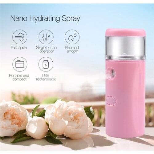 Moisture Meter Mini Portable Nano Ultrasonic Facial Steamer USB Air Humidifier For Home Car Office Fogger Extensions Sprayer