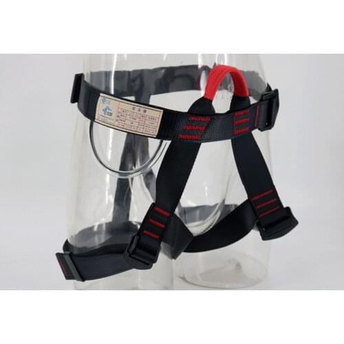 Professional Outdoor Sports Safety Belt Rock Climbing Harness Waist Support Half Body Harness Aerial Survival Equipment