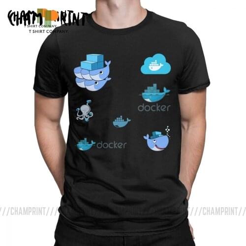 Dead Docker Dev Devops Programming Developer Programmer Coder Coding T-Shirt for Men Vintage Tee Shirt T Shirt Gift Clothing
