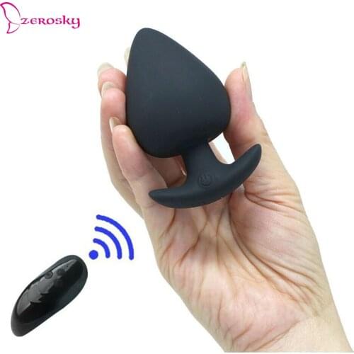 Remote Control Vibrating Anal Bead Butt Plug G spot Prostate Stimulator Massager Wearable Vibrating Anal Dildo