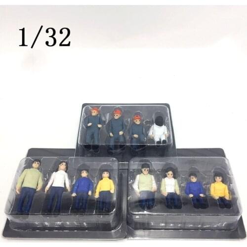 1:32 Fleet Repairman Static Movable Doll Family Sitting Posture Standing Plastic Scene Decoration Doll Toys for Boys