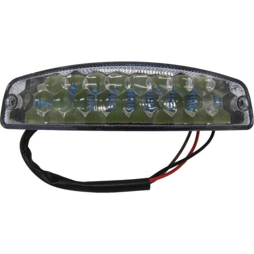 LED Universal Rear Lights Motorcycle Lighting Moto Tail Brake Light Indicator Lamp For ATV Quad Kart Cafe Racer Red