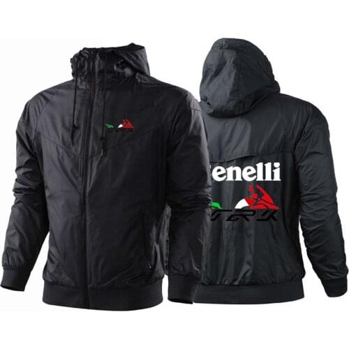 Summer Benelli TRK 502X Printing Mens Sports Leisure Sweatshirt Streetwear Hoodies Zipper Patchwork Harajuku Coat Jackets