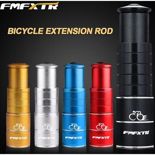 124/138mm Bicycle Handlebar Front Fork Extension Rod Extender Aluminum Alloy Bike Stem Riser Rise Up MTB Mountain Cycling Part