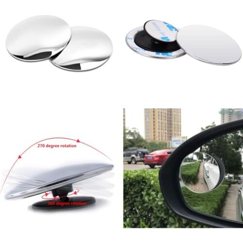 Universal Auto 360 Wide Angle Car Small Round Mirror for Ford Focus Kuga Fiesta Ecosport Mondeo Escape Explorer Edge Mustang