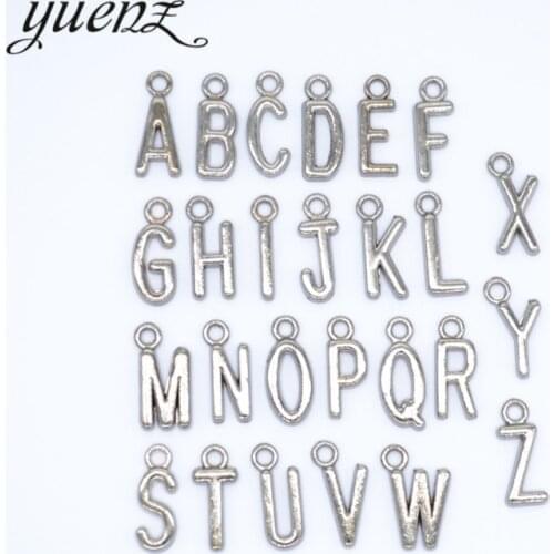 YuenZ 20pcs Alphabet Letter Gun Black color Charms Jewelry Handmade Pendants Jewelry Making Handmade DIY Bracelet 15*10mm S109