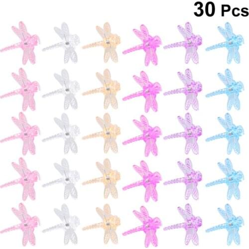 30PCS Dragonfly Orchid Clips Garden Cute Flower Gardening Bonsai Orchid Clip Vine Fixed Clips Graft Plant Support Vine Clips