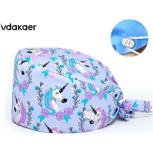 Womens nursing cap reusable Pet shop work cap Cleaning cap scrubs cap Beauty care cap Accessories nursing head cap