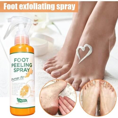 110ML Foot Peeling Spray Elbow Exfoliating Essence Pedicure Cosmetics for Dead Skin Hands Dead Skin Exfoliator Mask Whiten Baby
