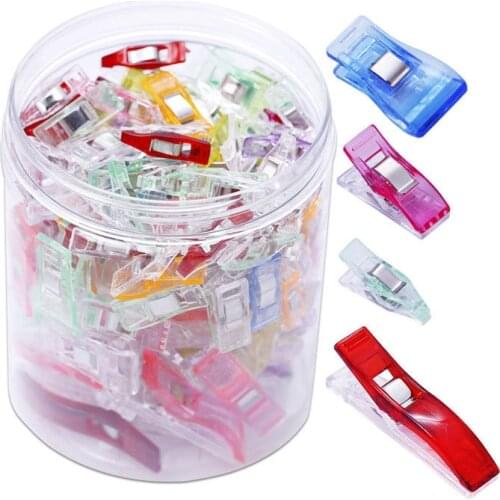 120PCS Mini Multi-purpose Sewing Clips Binding Clips for Quilting Crocheting Knitting General Purpose Garment Clips