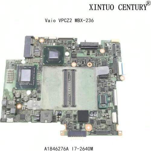 A1846276A For SONY Vaio VPCZ2 MBX-236 Laptop Motherboard 1-884-667-13 W/ SR043 I7-2640M CPU HM67 100% tested working