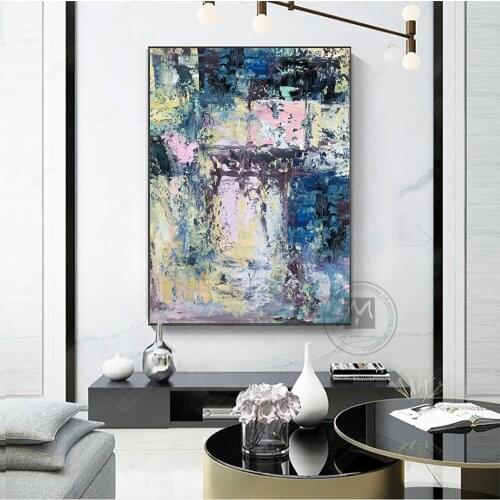 Laminas decorativas pared cuadros nordicas abstract canvas painting for living room wall pictures for bedroom para el hogar