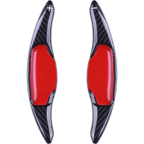 Carbon Fiber Car Steering Wheel Shift Blade Paddle Shifter Extension for KIA Stinger 2018-2020 Auto Accessories