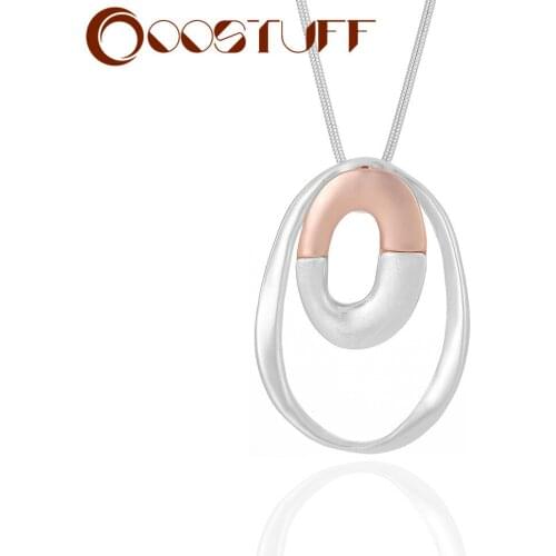 Trend Long Chains Suspension Pendant Necklace Kpop Geometric Collar Decorative Jewelry On the Neck for Women Goth Accessories